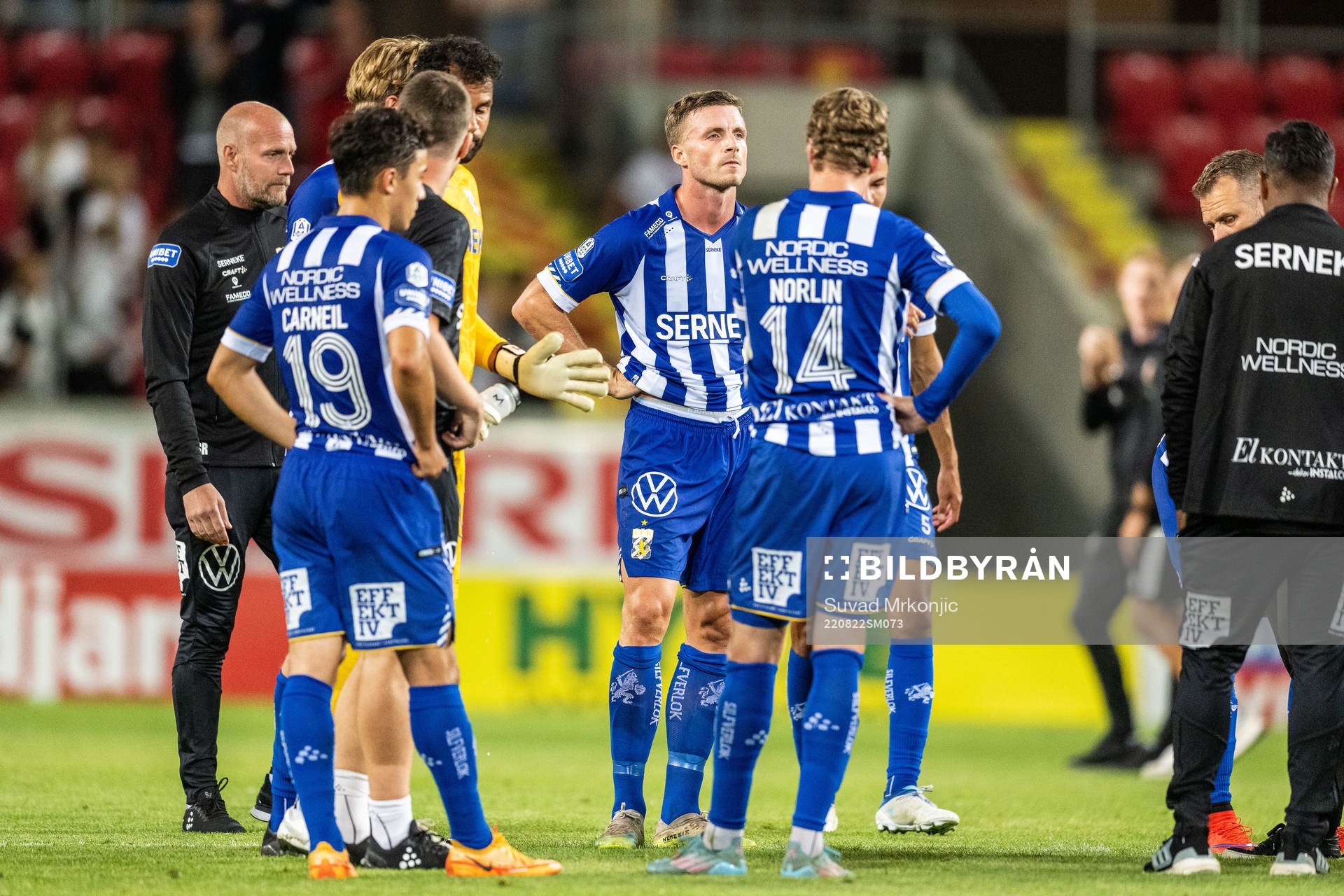 IFK Göteborgs spelare deppar