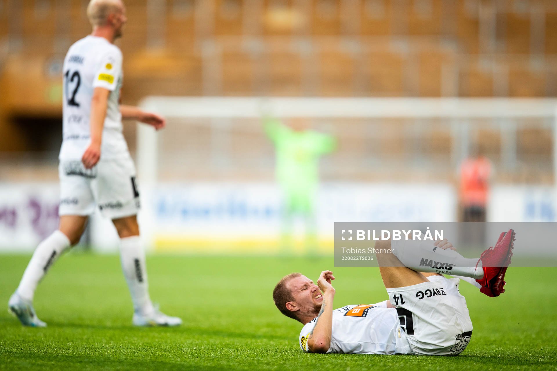 Häckens Simon Gustafson har ont