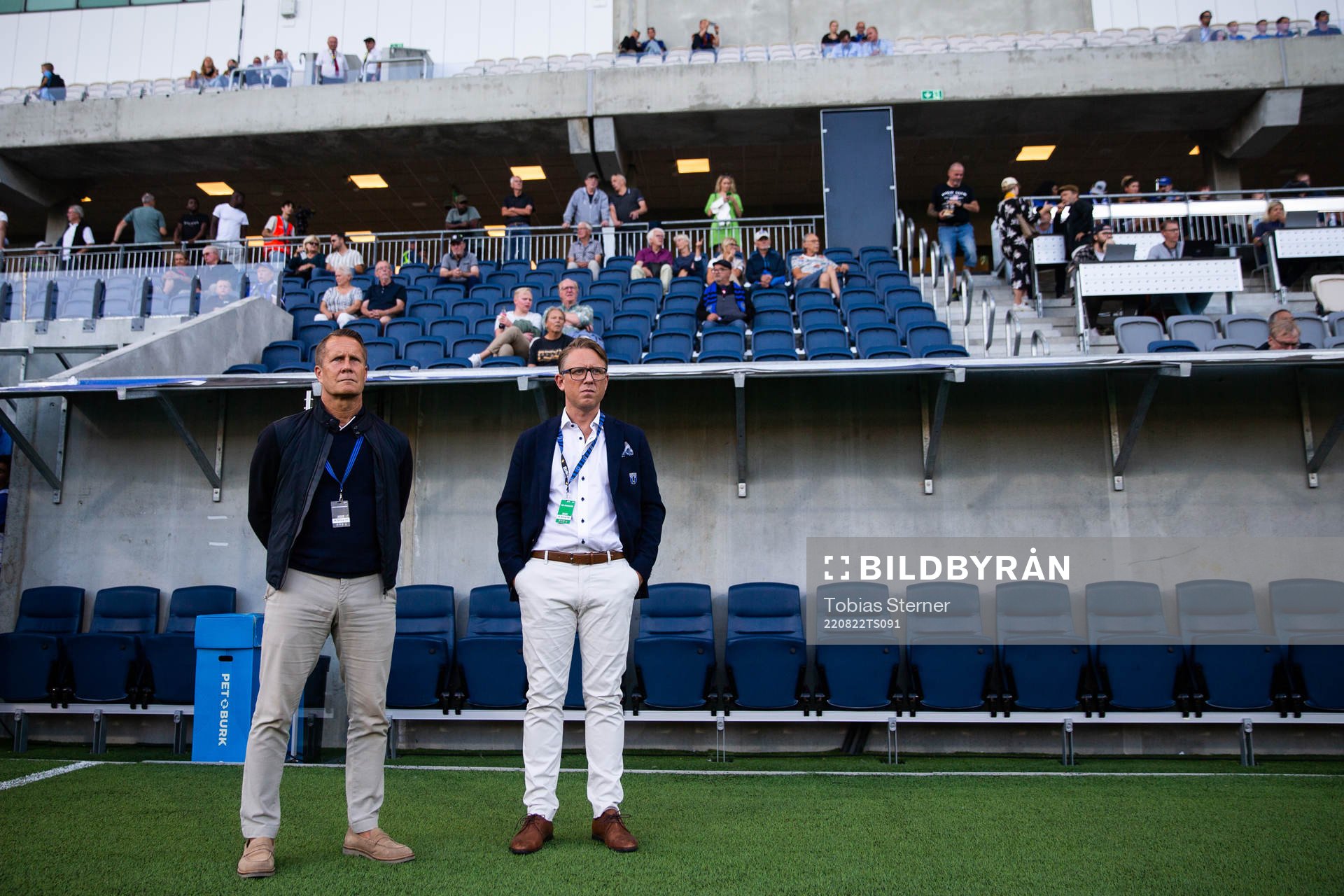 Sirius sportchef Ola Andersson och klubbdirektör Christer