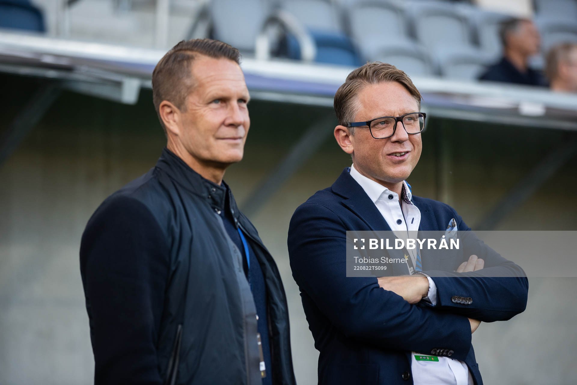 Sirius sportchef Ola Andersson och klubbdirektör Christer