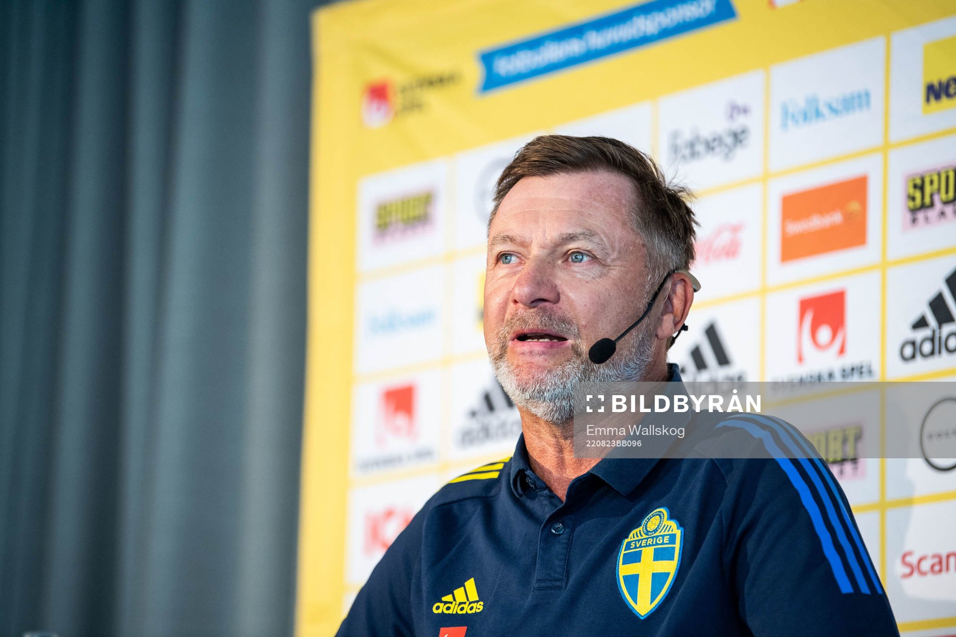 Peter Gerhardsson, head coach of the Swedish women's