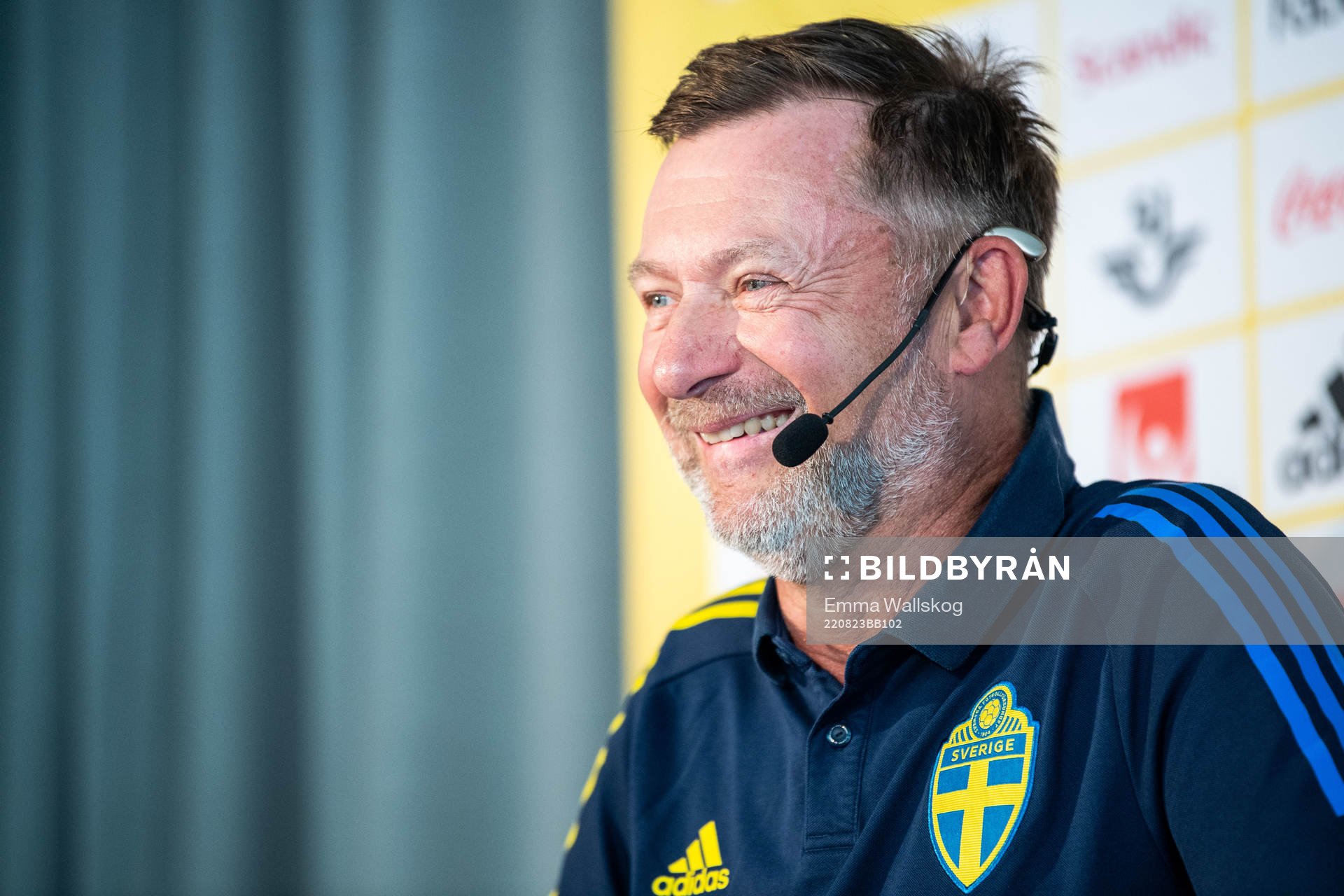 Peter Gerhardsson, head coach of the Swedish women's