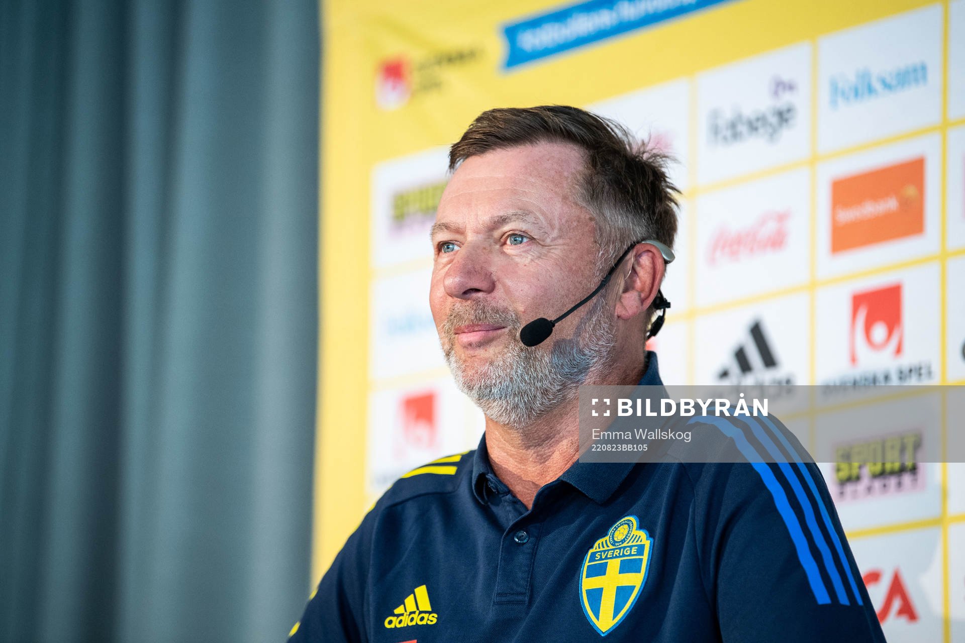 Peter Gerhardsson, head coach of the Swedish women's