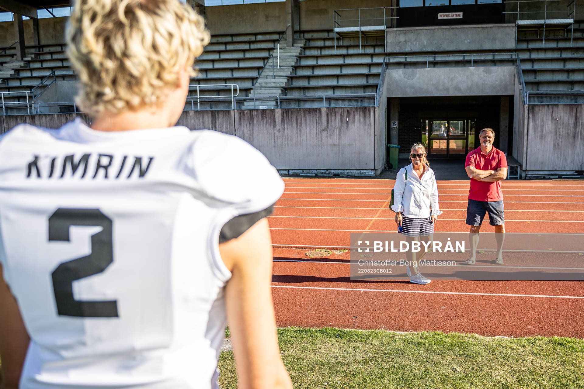 Gilbert Kimrin med mamma Linda och pappa Ola Kimrin