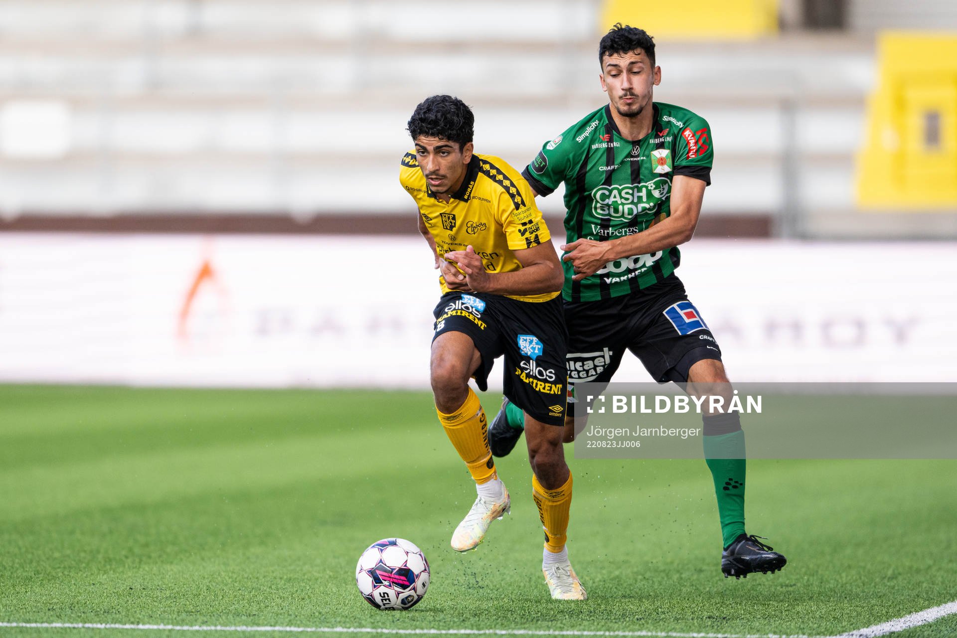 Elfsborgs Ahmed Qasem och Varbergs Dion Krasniqi