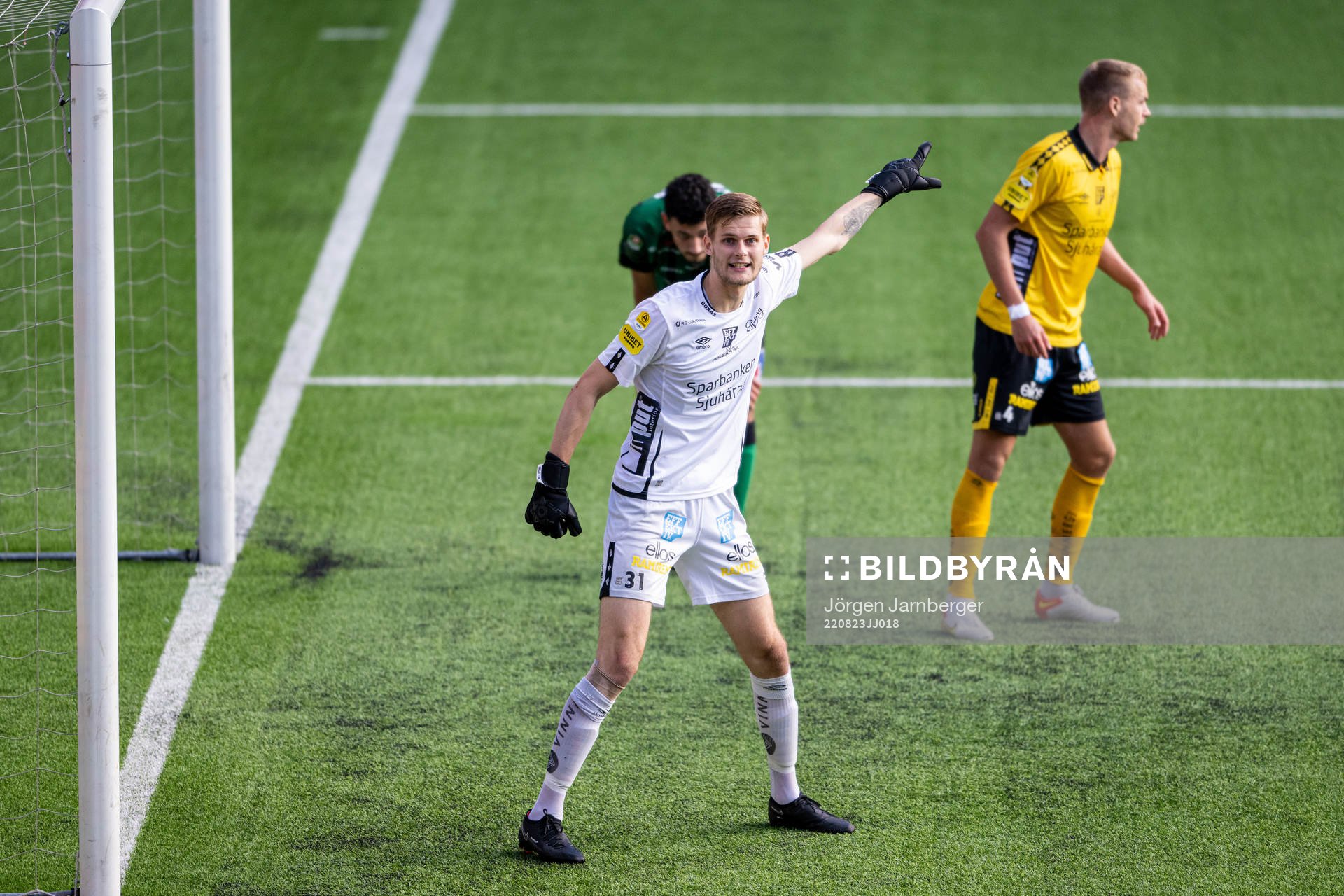 Elfsborgs målvakt Tim Rönning under fotbollsmatchen i U21 Allsvenskan mellan Elfsborg och Varberg den 23 augusti 2022 i Borås. 