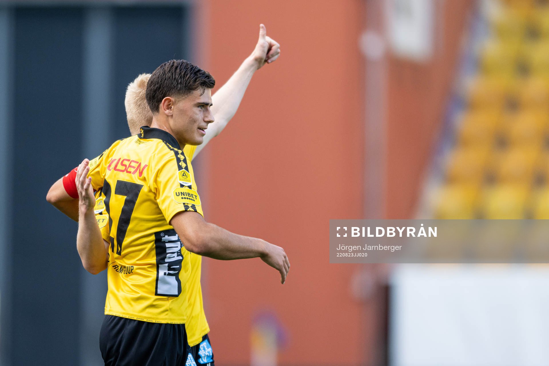 Elfsborgs Besfort Zeneli jublar