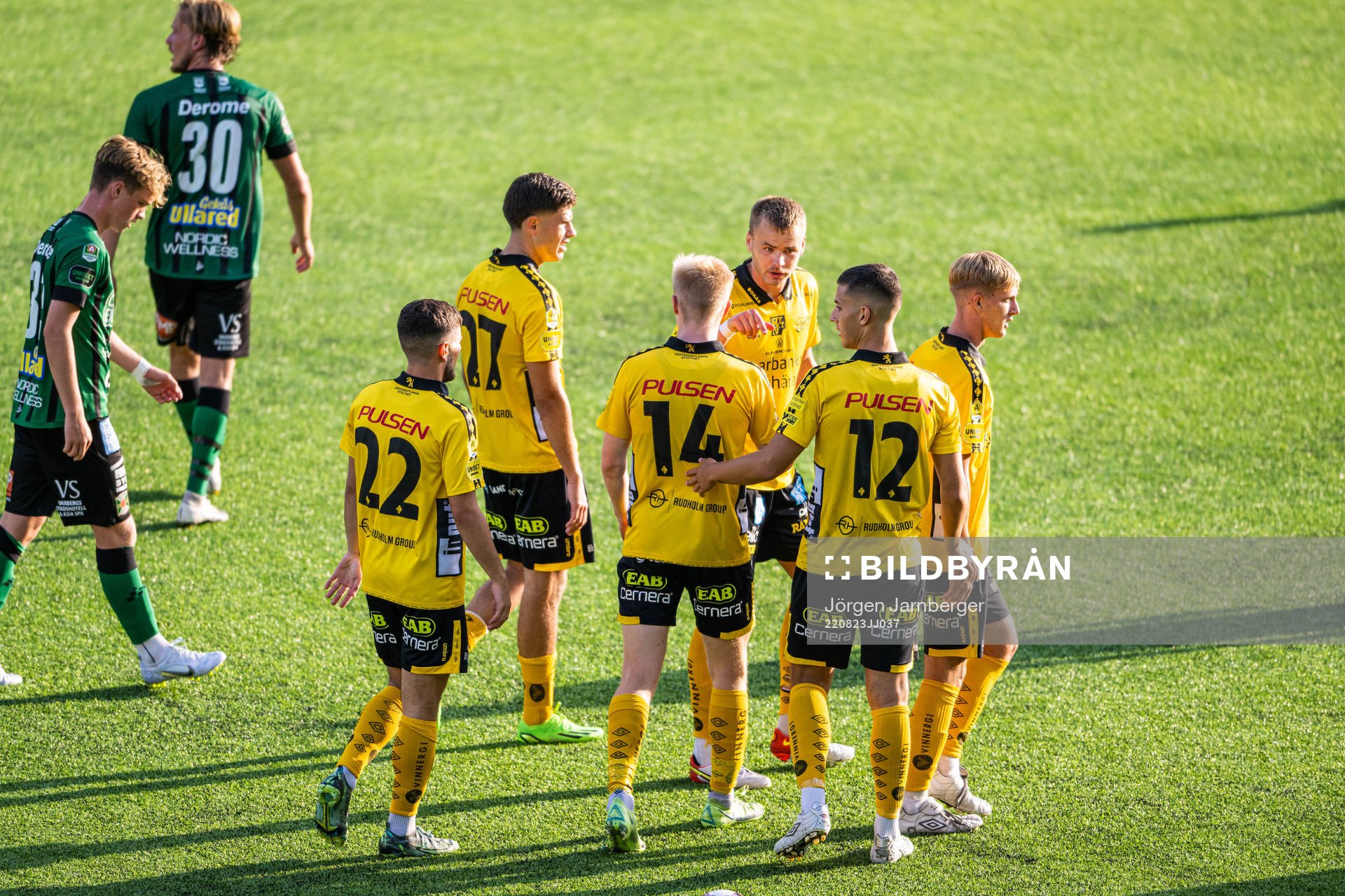 Elfsborgs spelare jublar