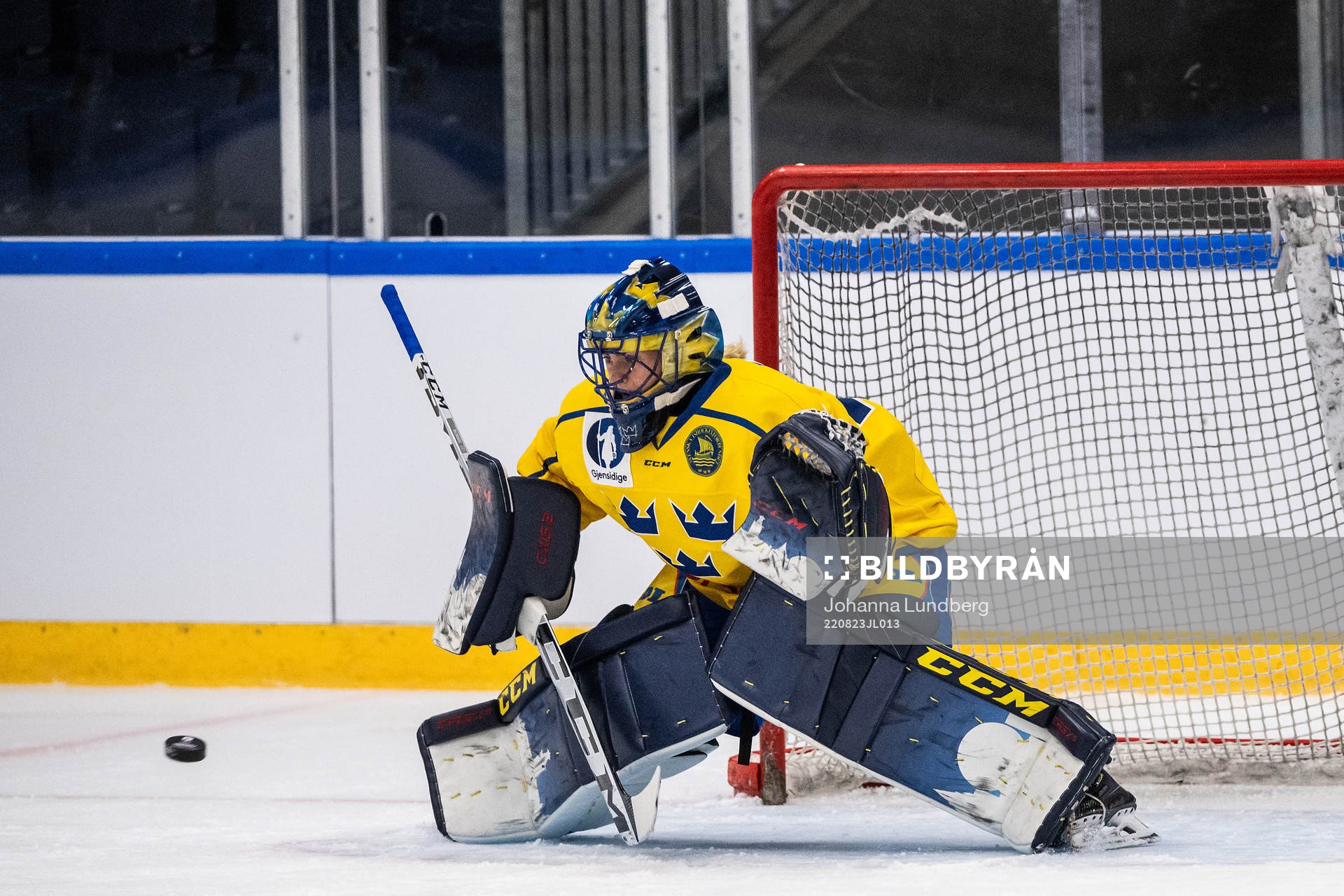 goaltender Ida Boman of Sweden