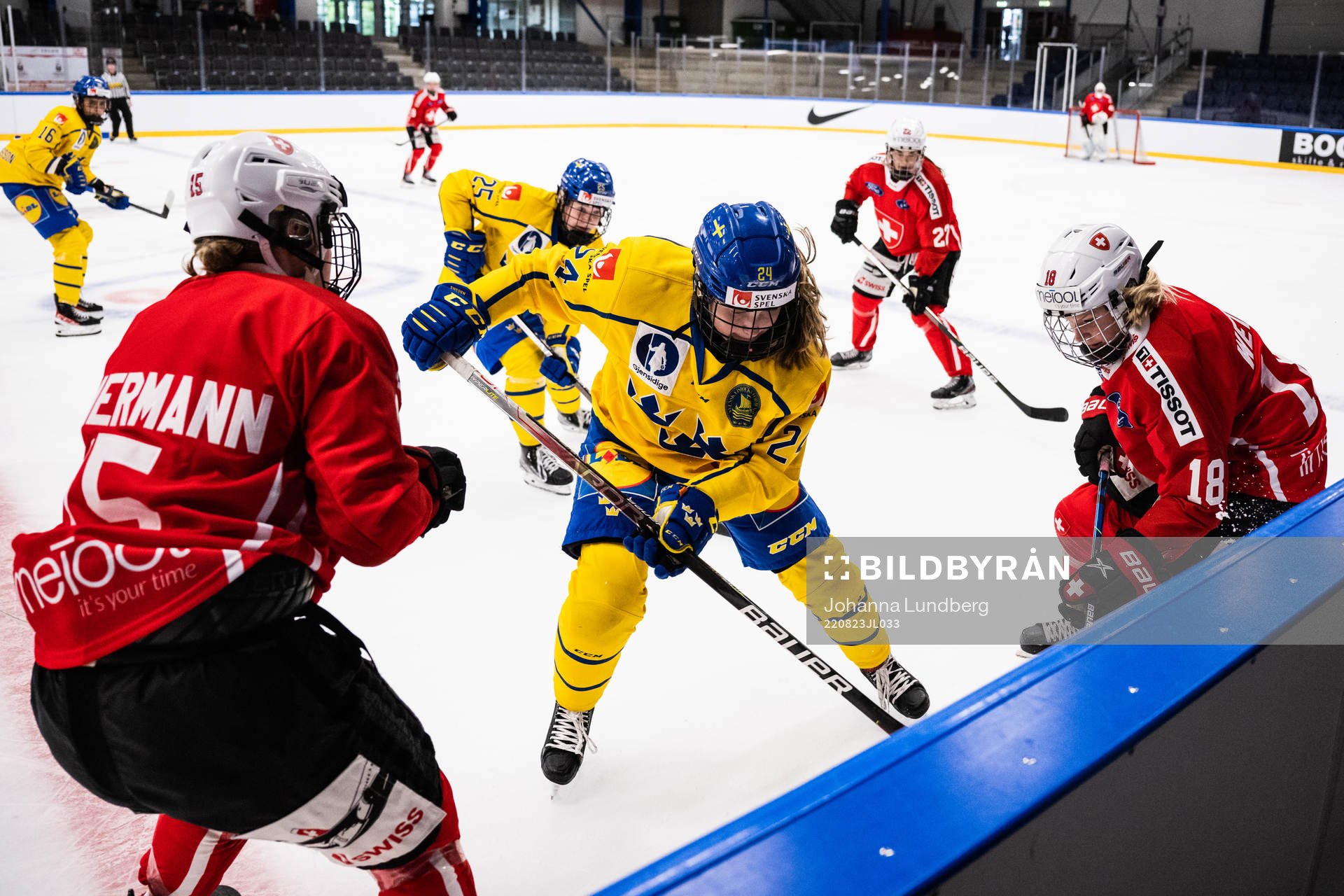 Felizia Wikner-Zienkiewicz of Sweden and Alina Marti of