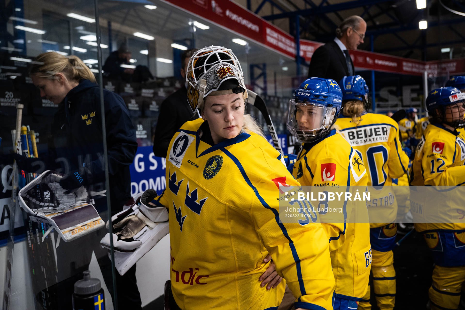 goaltender Emma Söderberg of Sweden