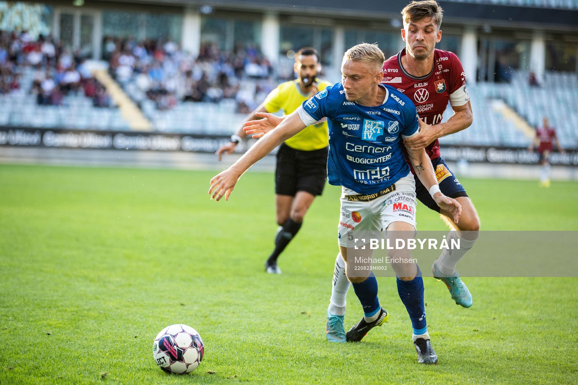 Norrbys Johan Brannefalk och Örgrytes Daniel Paulson