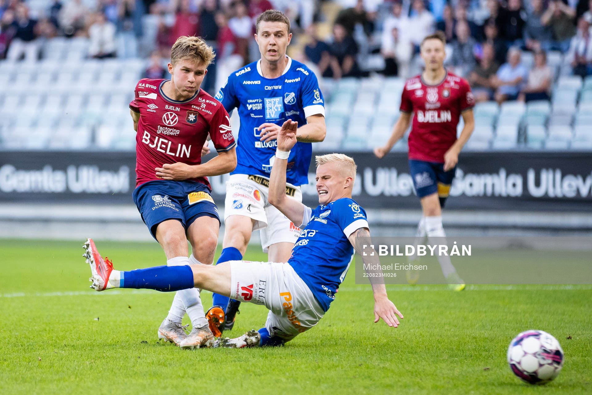 Örgrytes Isak Dahlqvist skjuter 3-1