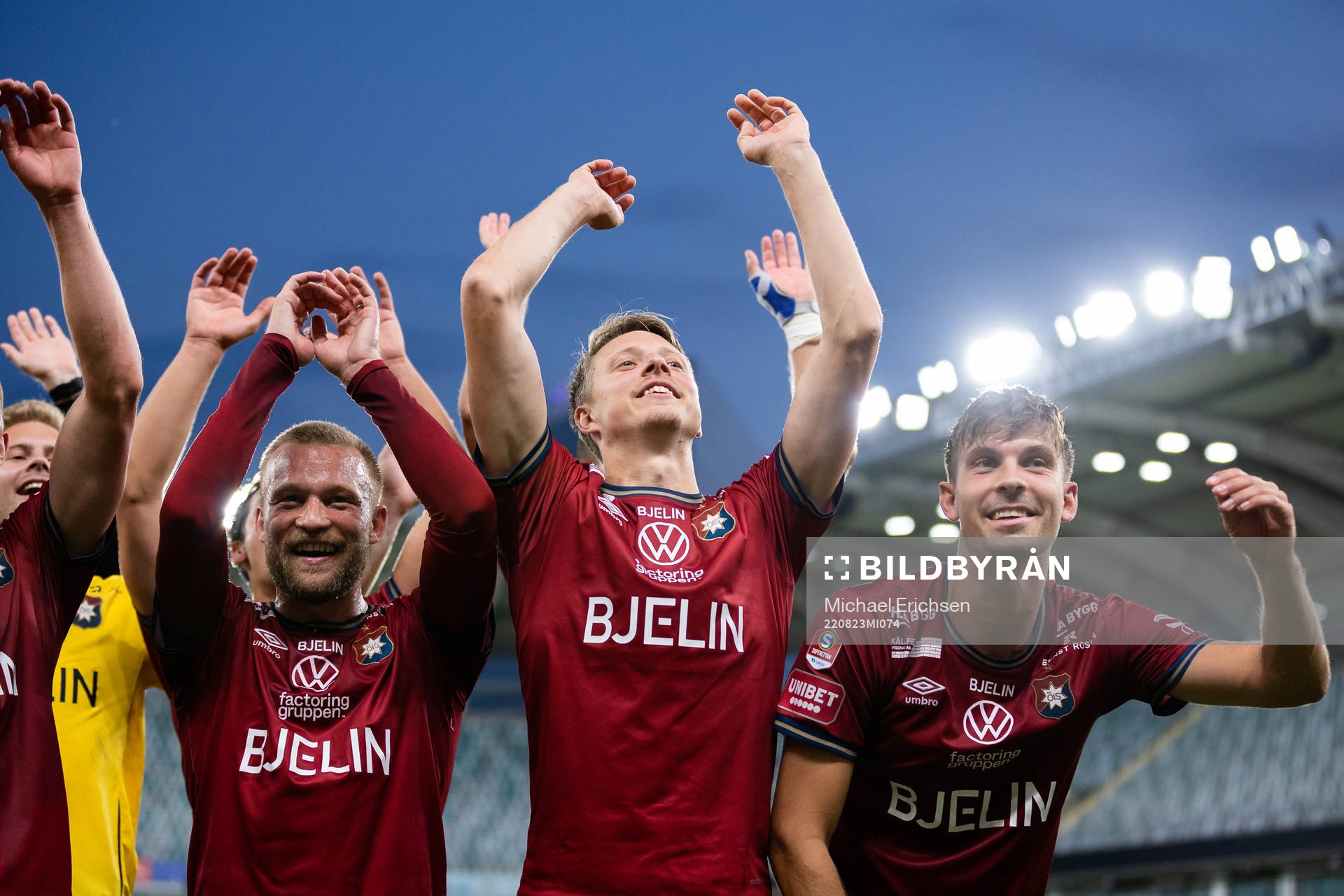 Örgrytes Nicklas Bärkroth, Viktor Lundberg  och Daniel