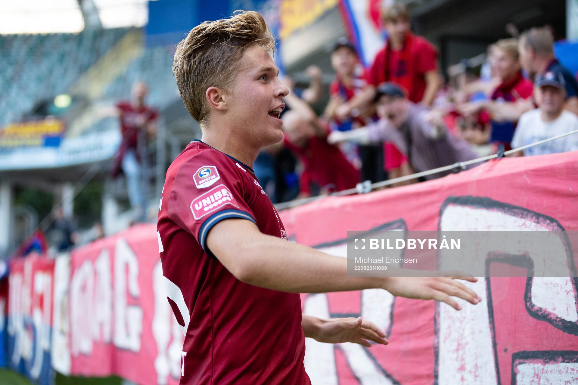 Örgrytes Isak Dahlqvist jublar