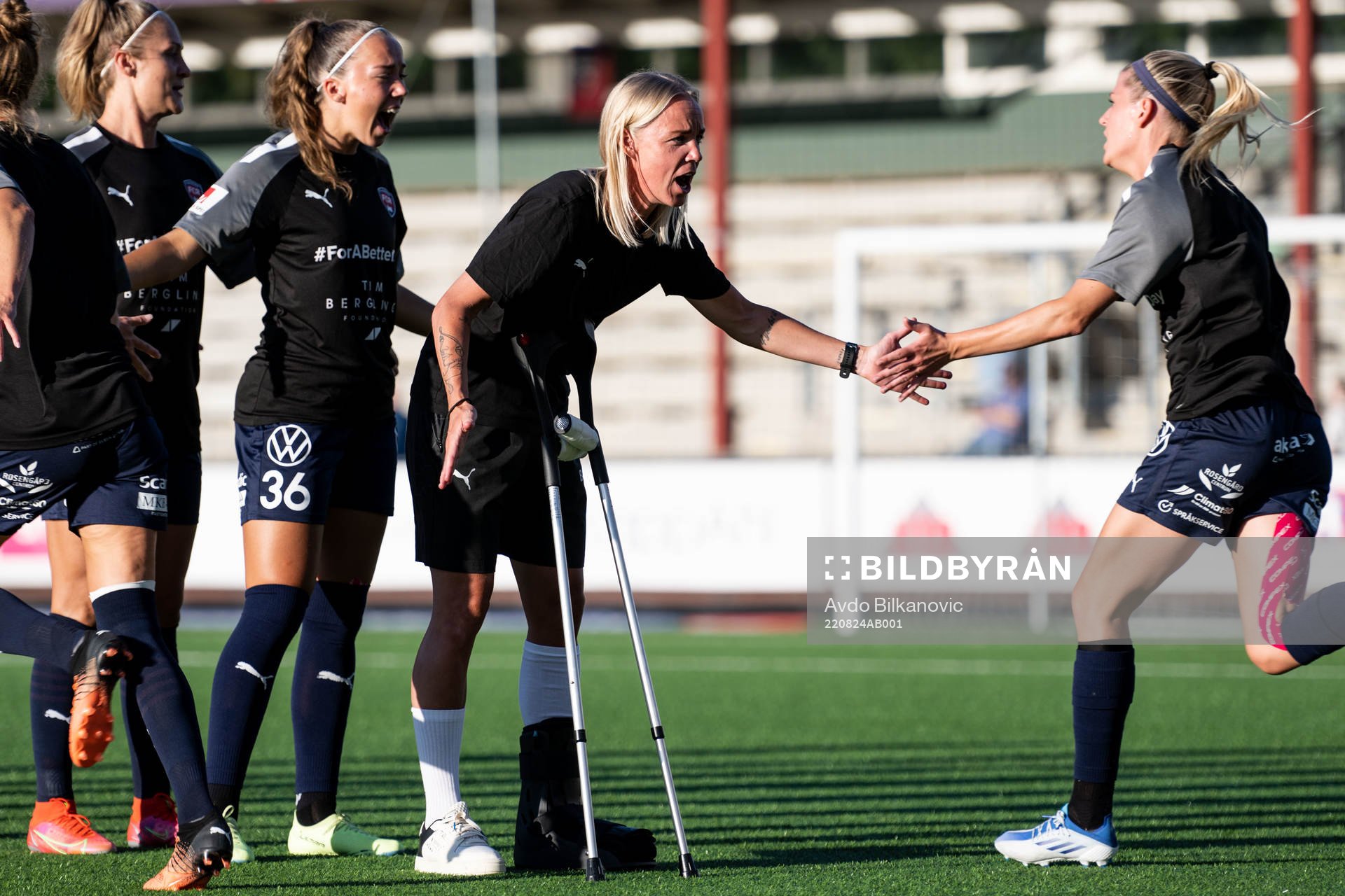 FC Rosengårds Caroline Seger och Olivia Schough