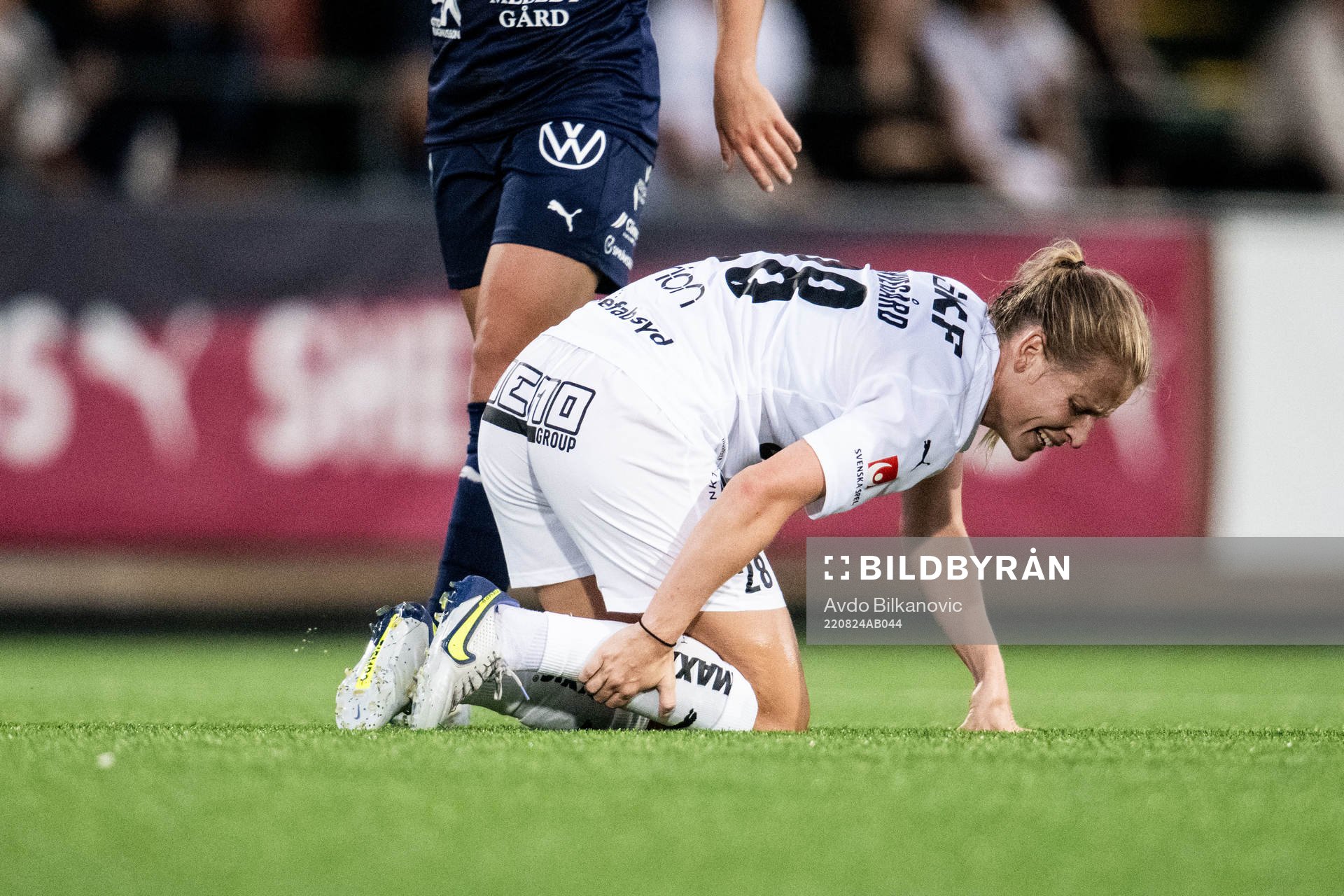 Häckens Anna Anvegård har ont