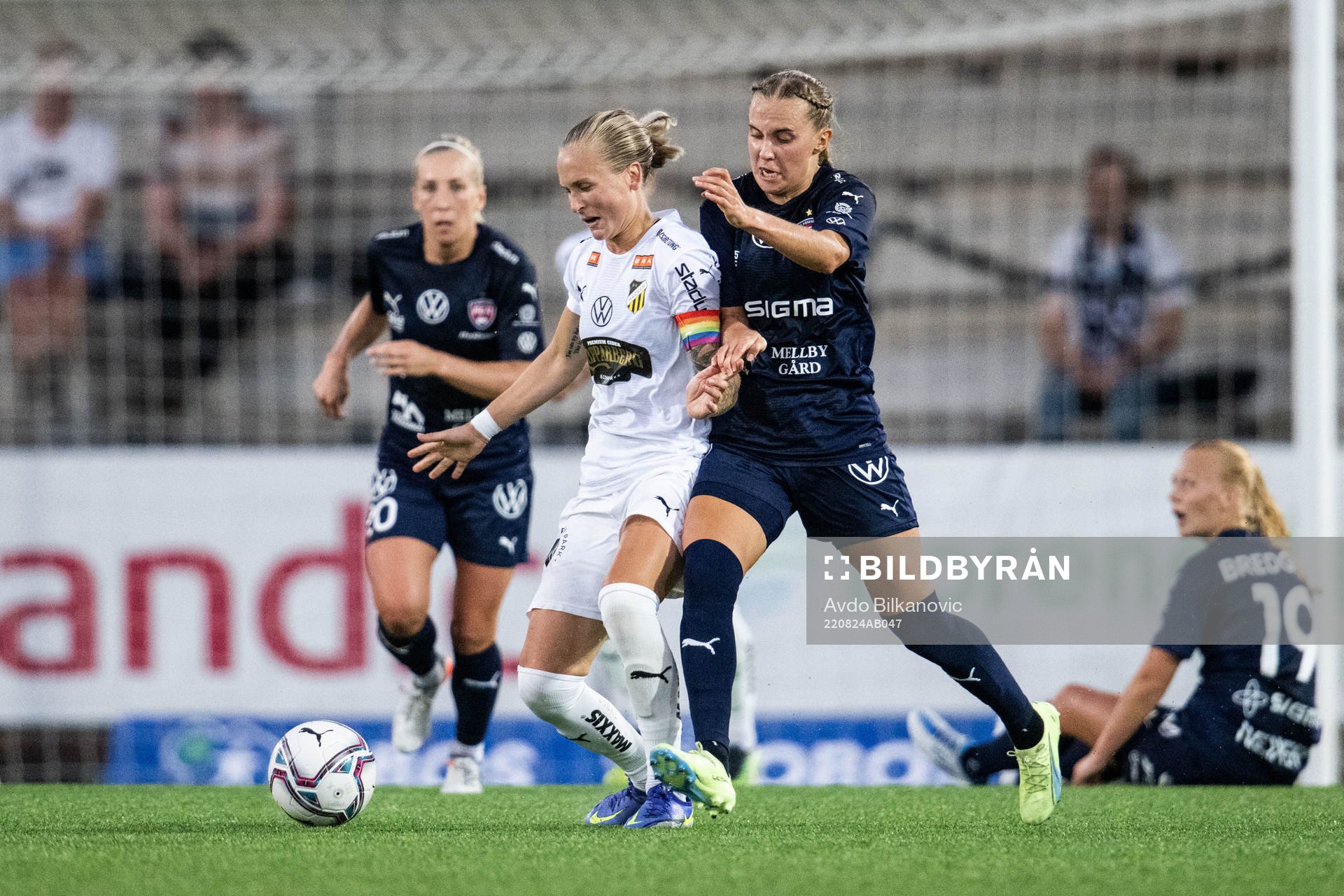 FC Rosengårds Ria Noora Minerva Öling och Häckens