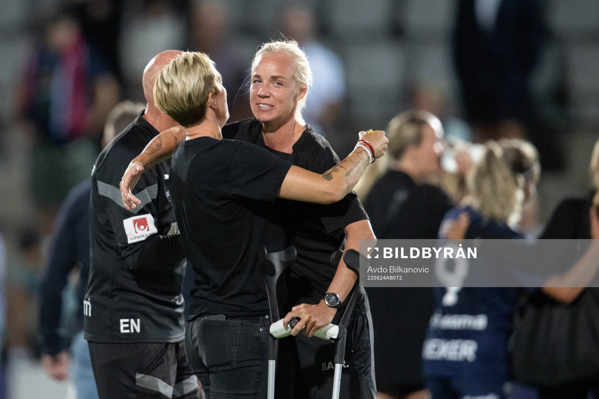 Rosengårds Caroline Seger och sportchef Therese Sjögran
