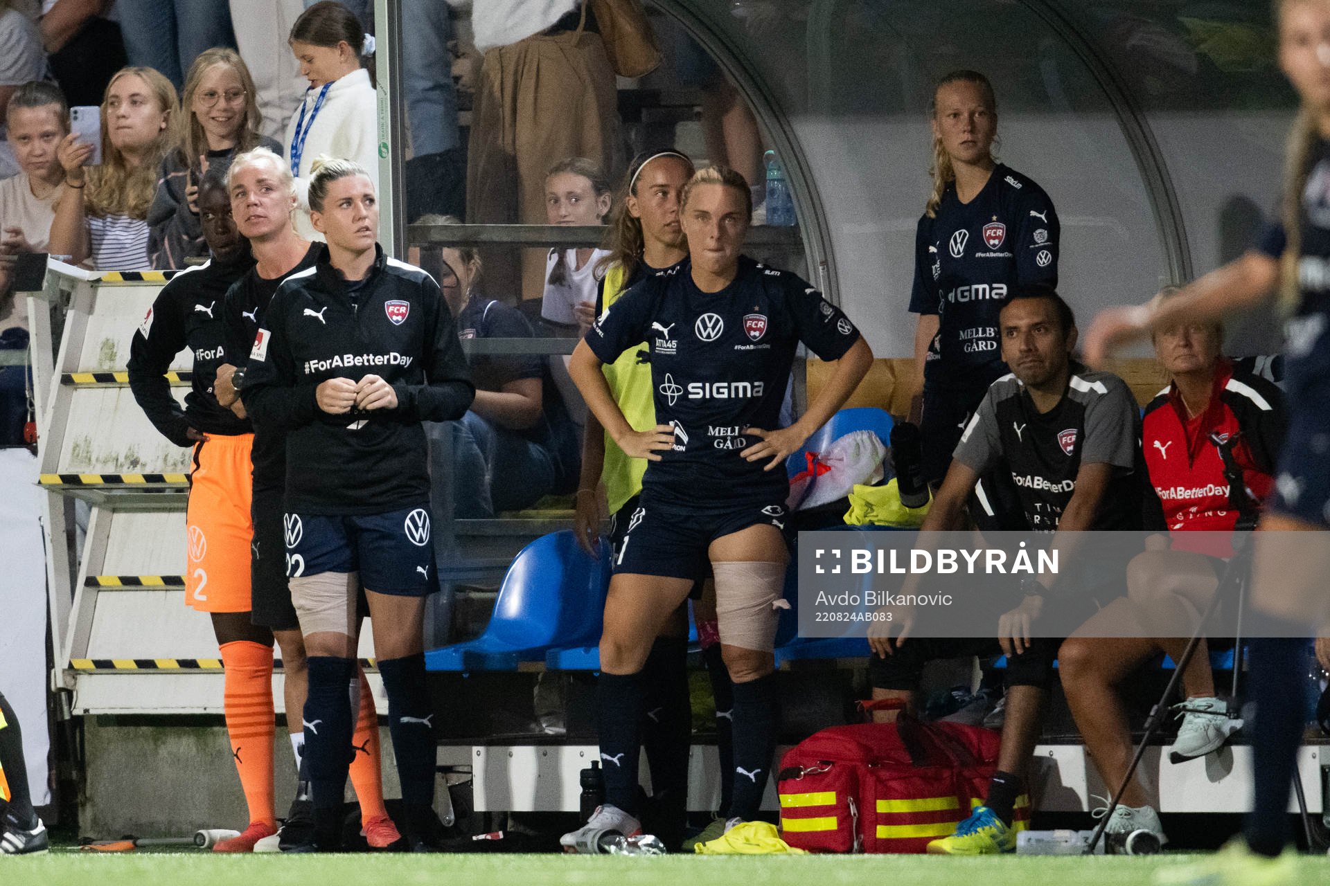 Rosengårds Olivia Schough och Mimmi Larsson med bandage