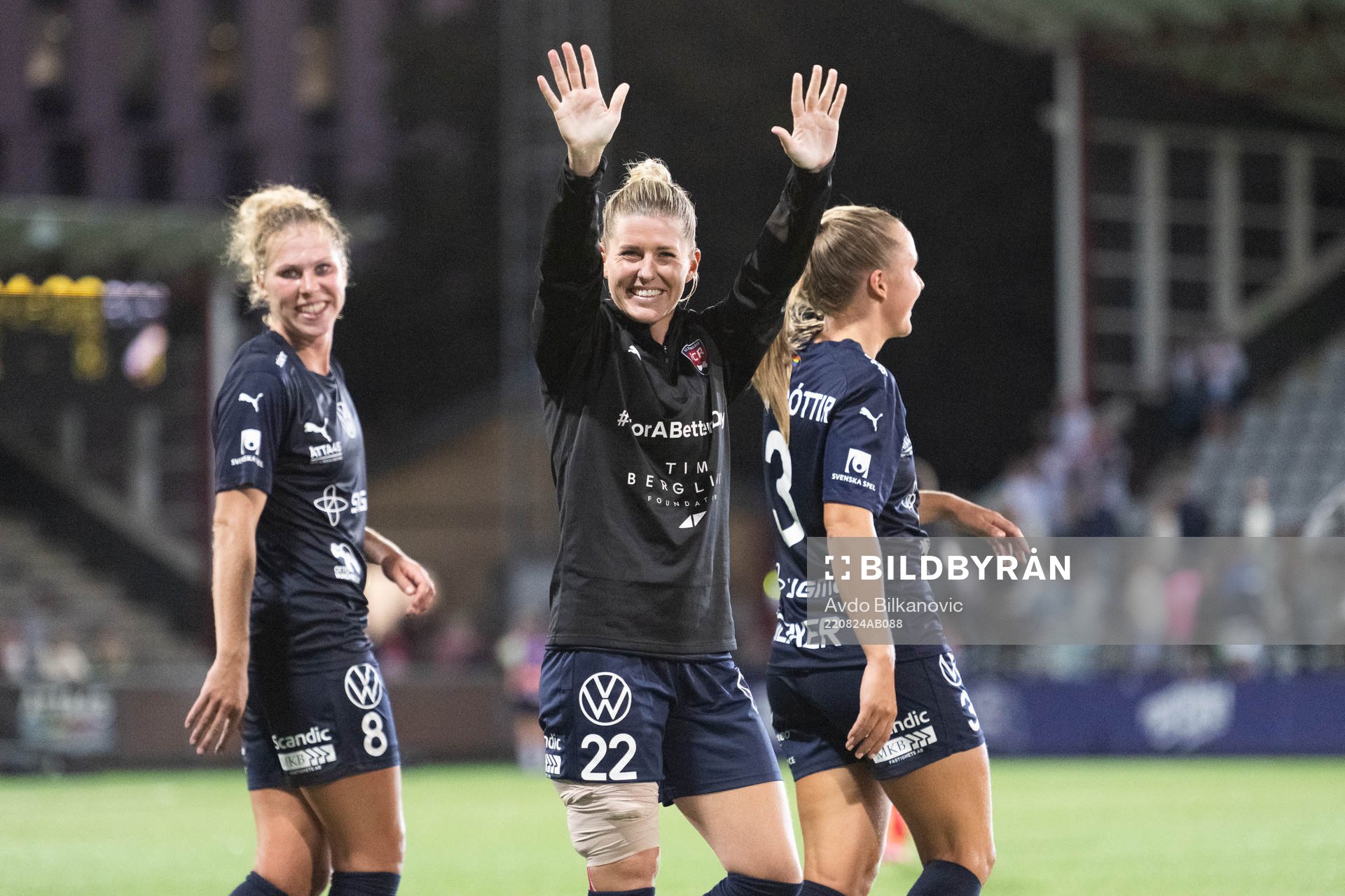 Rosengårds Olivia Schough jublar