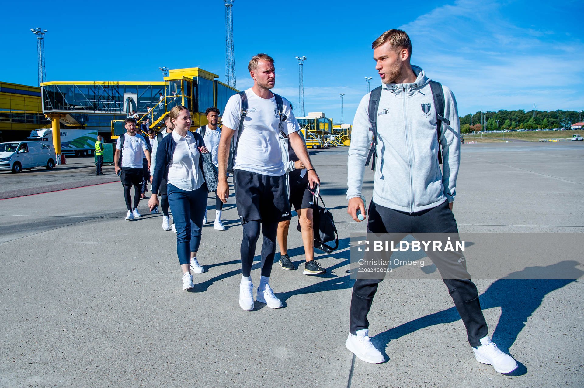 Ola Toivonen and Felix Beijmo of Malmö FF