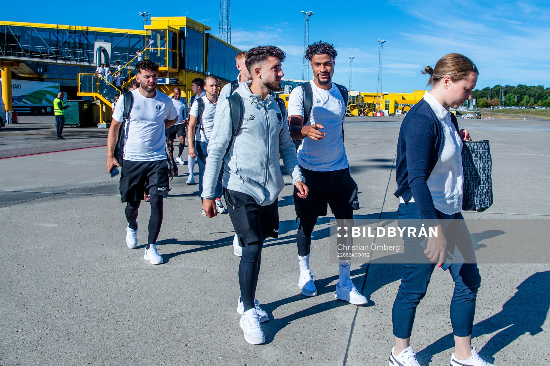 Moustafa Zeidan and Joseph Ceesay of Malmö FF