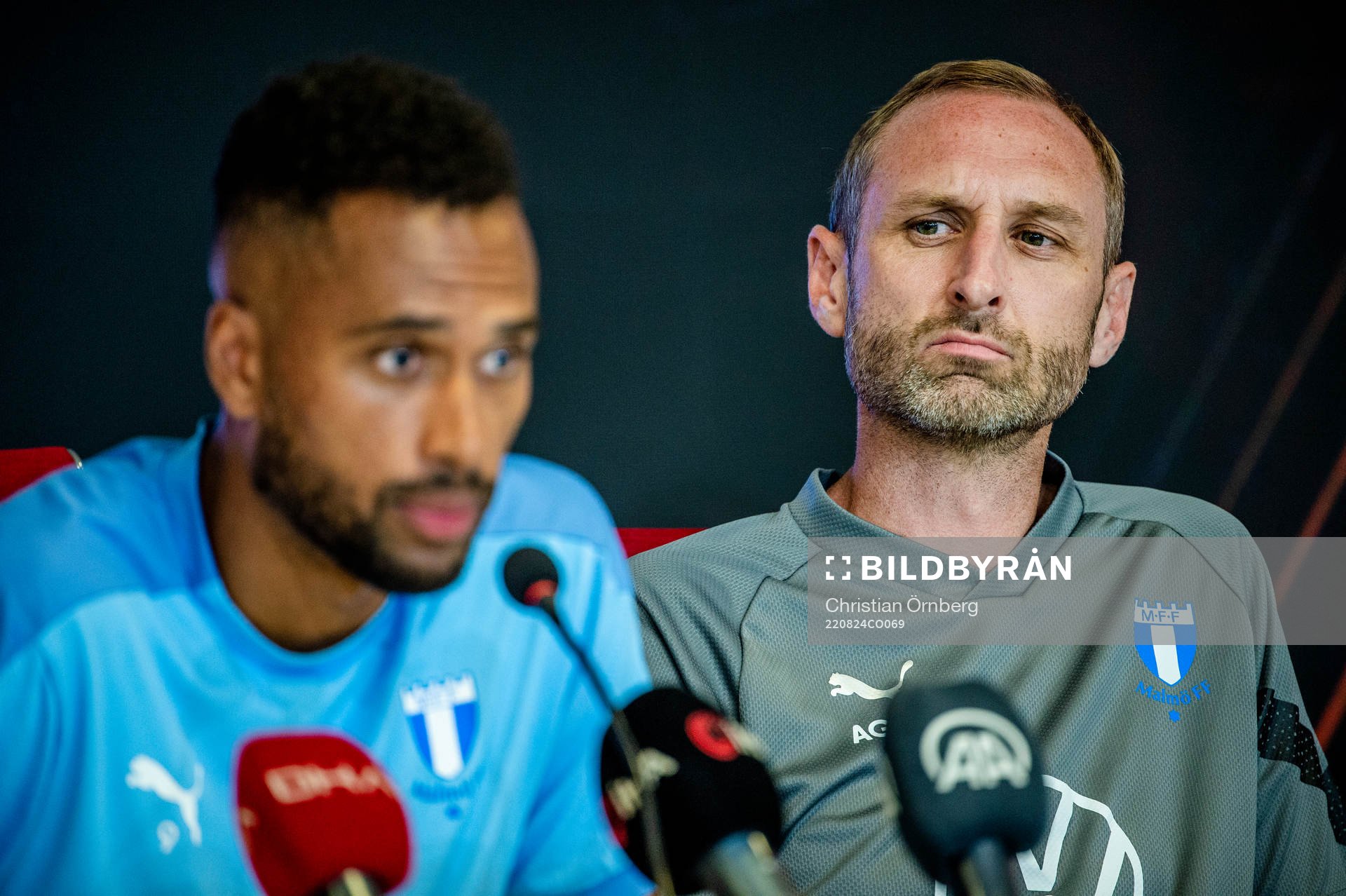 Isaac Kiese Thelin and head coach and sport director