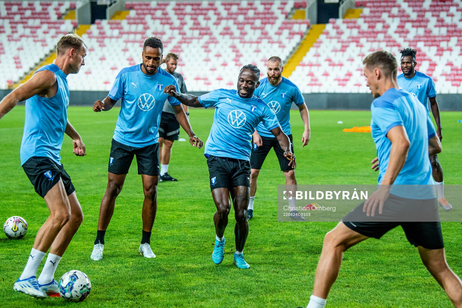 Ola Toivonen, Isaac Kiese Thelin and Mohamed Buya Turay