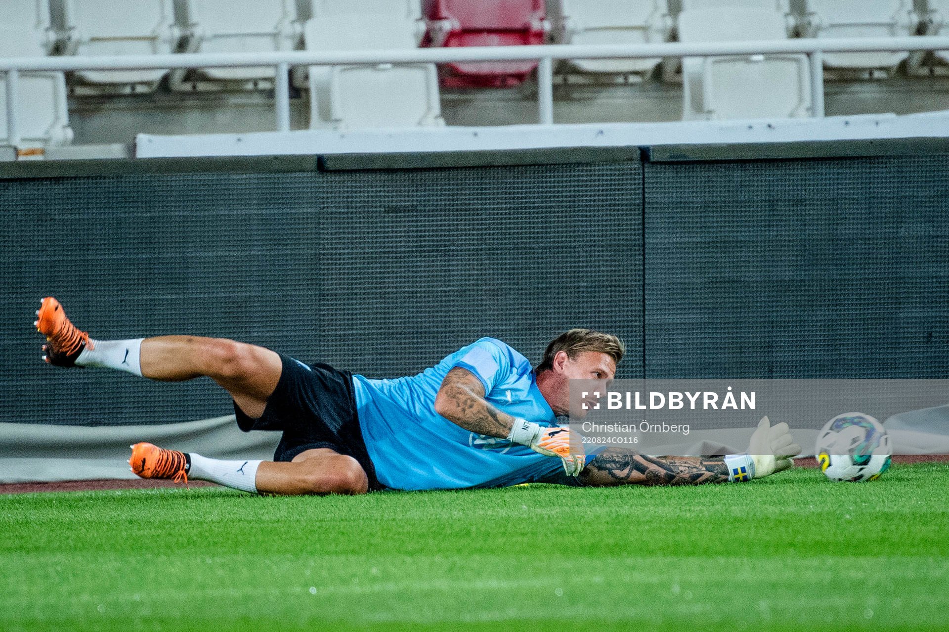Goalkeeper Johan Dahlin