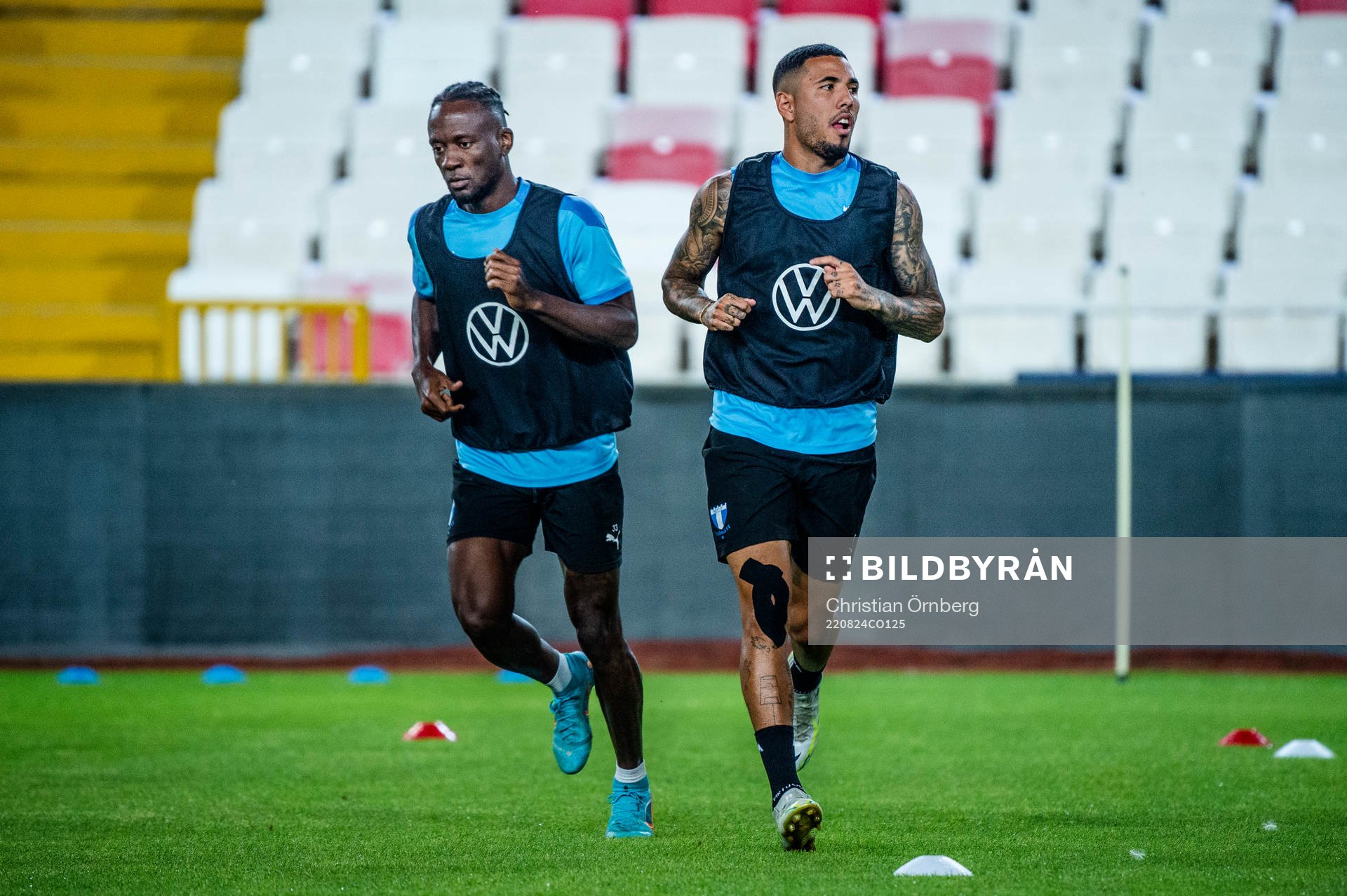 Mohamed Buya Turay and Sergio Pena