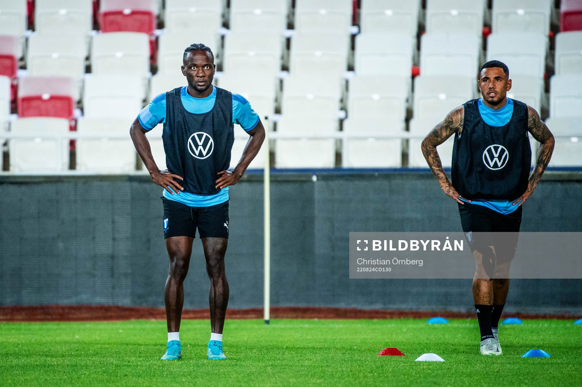 Mohamed Buya Turay and Sergio Pena