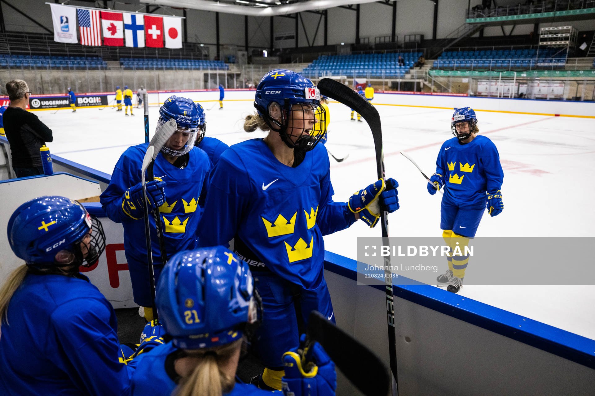 Ebba Berglund and Jenny Antonsson of the Swedish women's