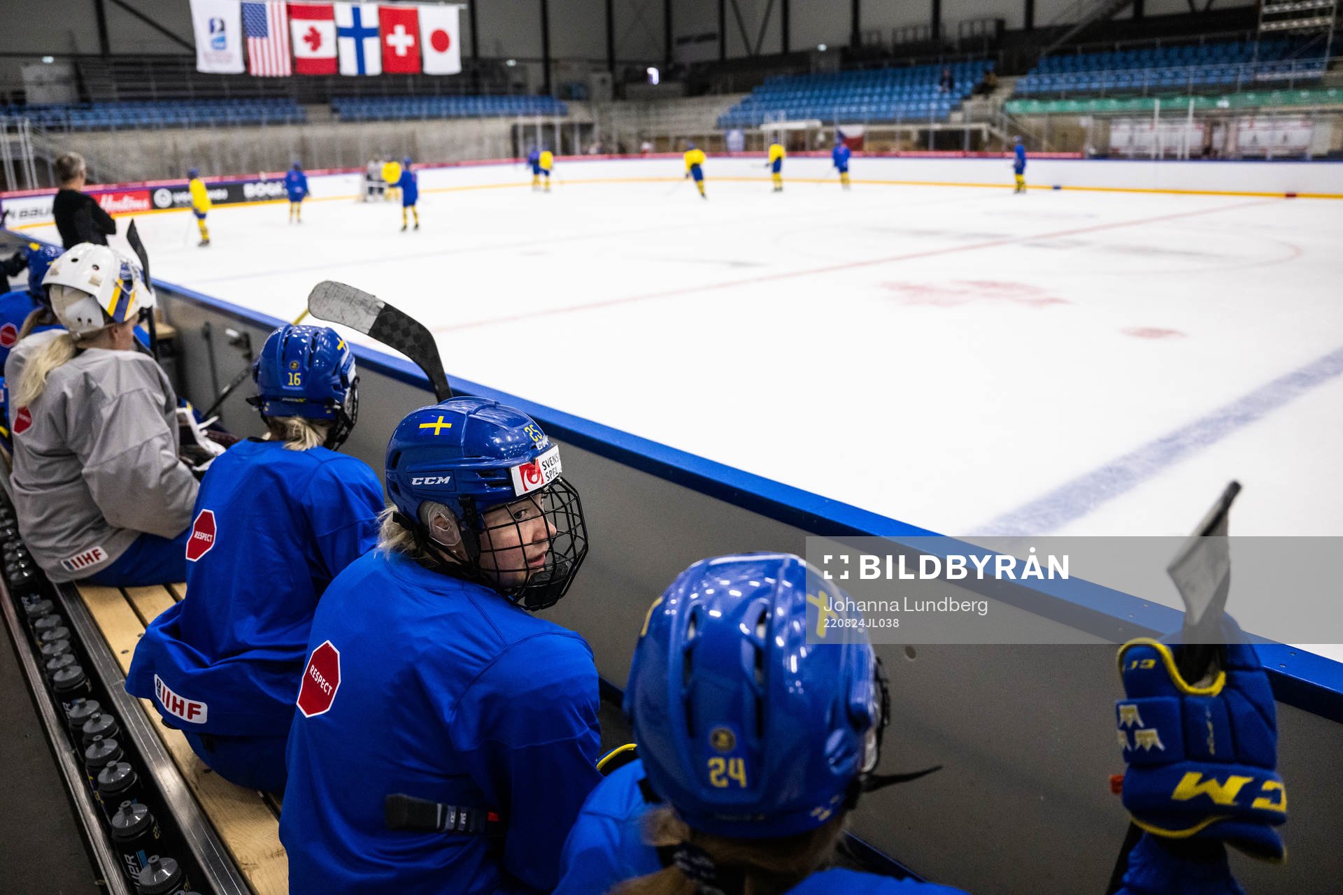 Lina Ljungblom of the Swedish women's national ice hockey
