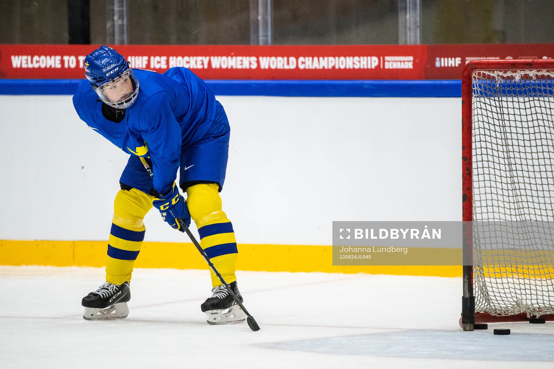 Jessica Adolfsson of the Swedish women's national ice