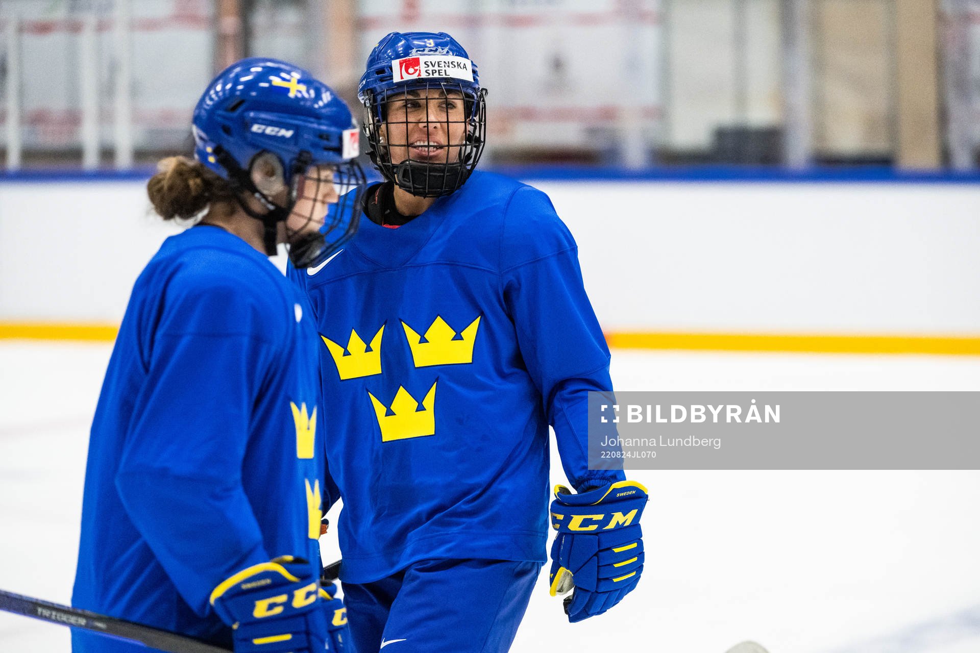 Anna Kjellbin of the Swedish women's national ice hockey
