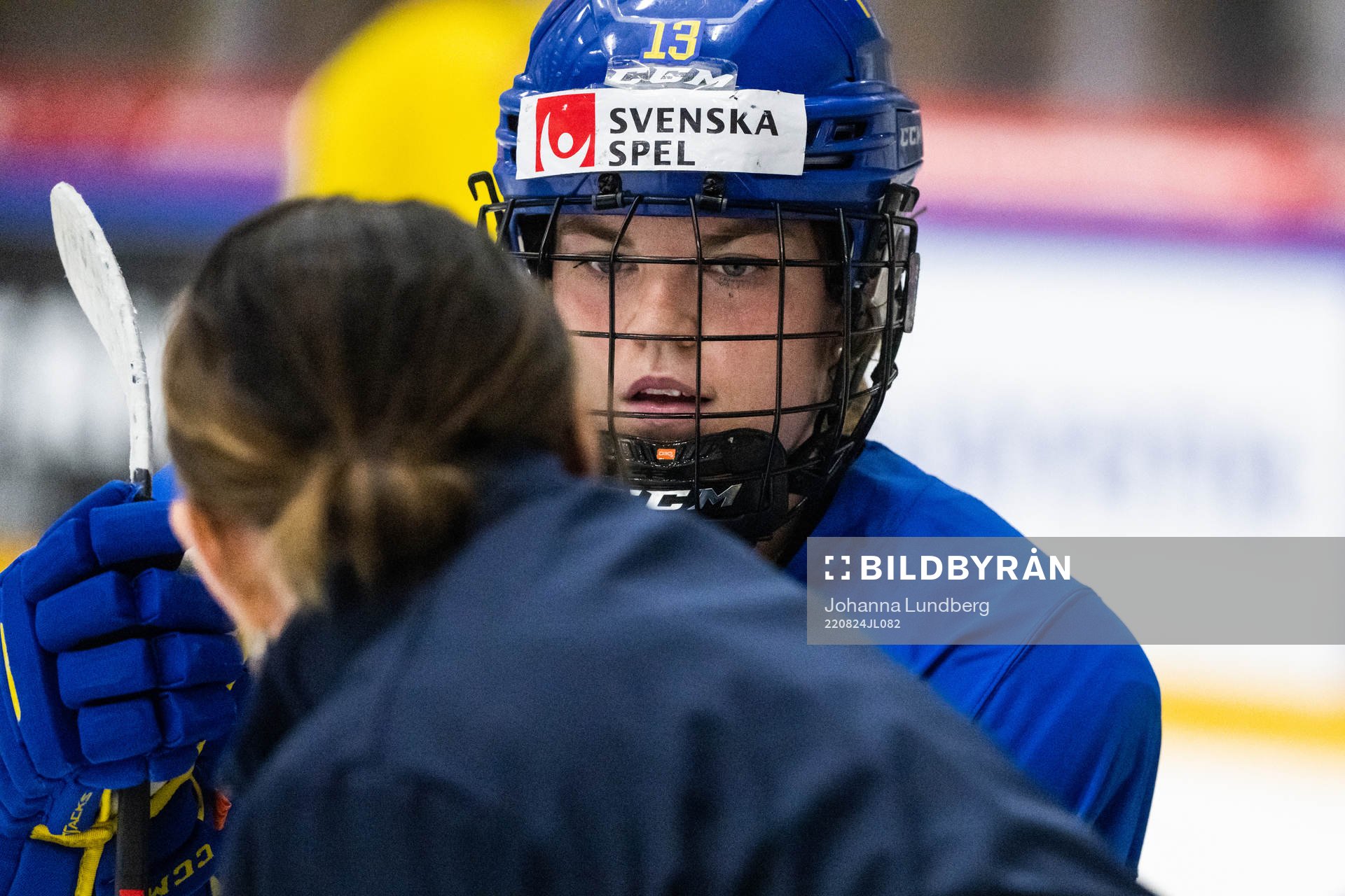 Emma Murén of the Swedish women's national ice hockey team