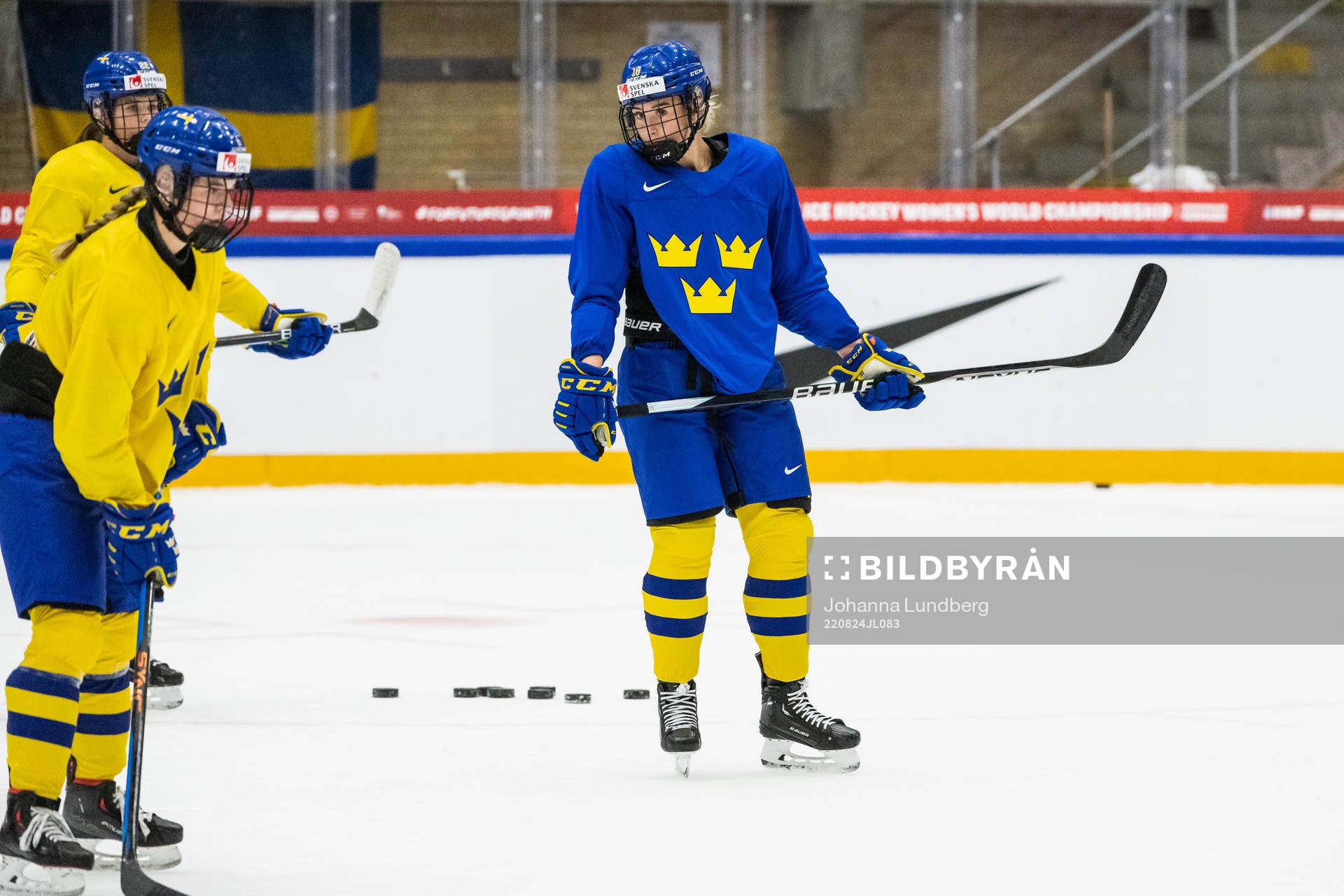 Jenny Antonsson of the Swedish women's national ice hockey