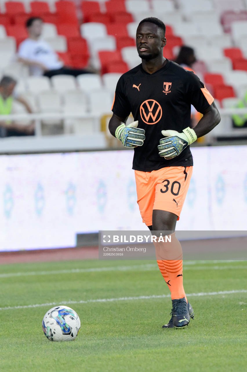 Goalkeeper Ismael Diawara of Malmö FF