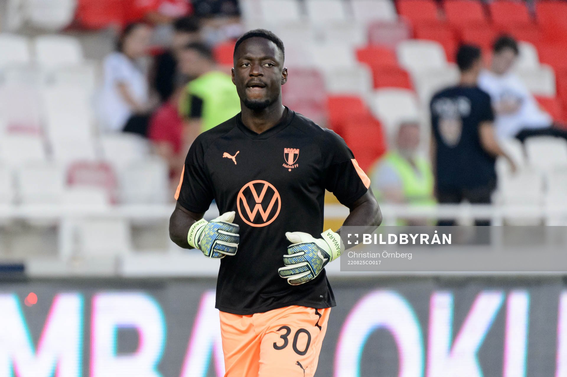 Goalkeeper Ismael Diawara of Malmö FF