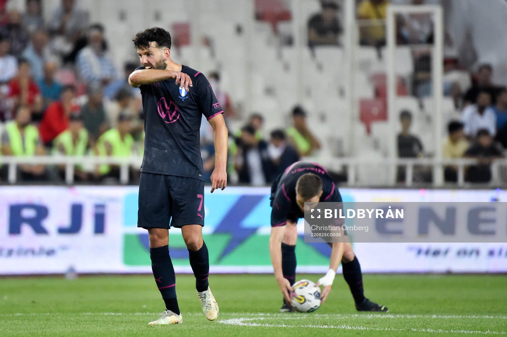 Erdal Rakip looks dejected