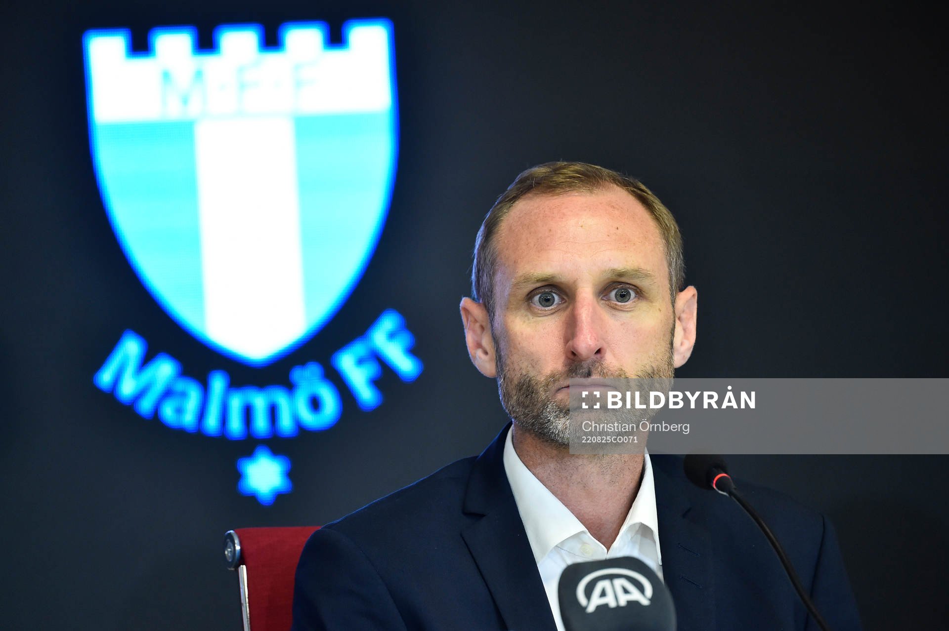 Head coach and sport director Andreas Georgson of Malmö FF