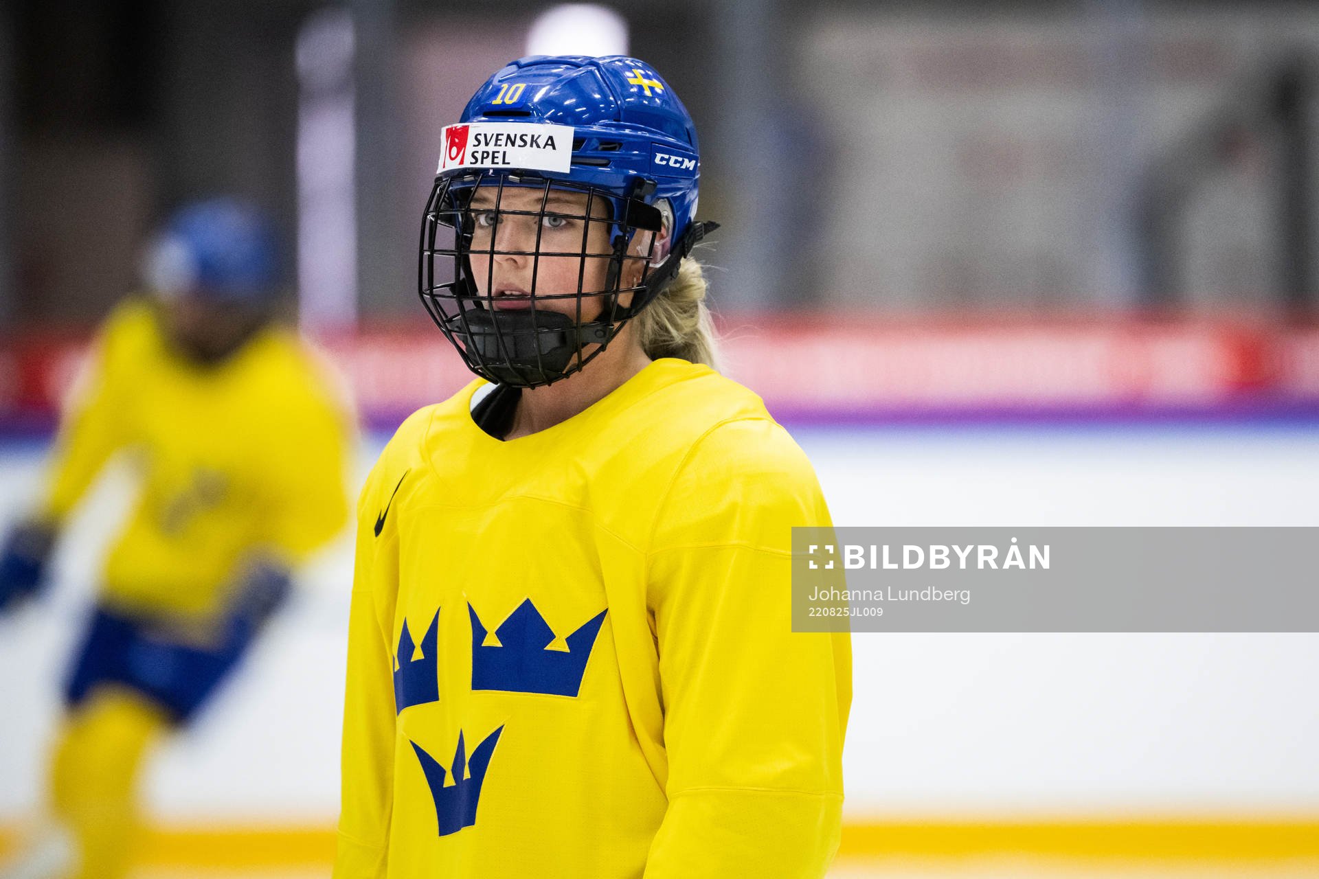 Mina Waxin of Sweden at a practice session