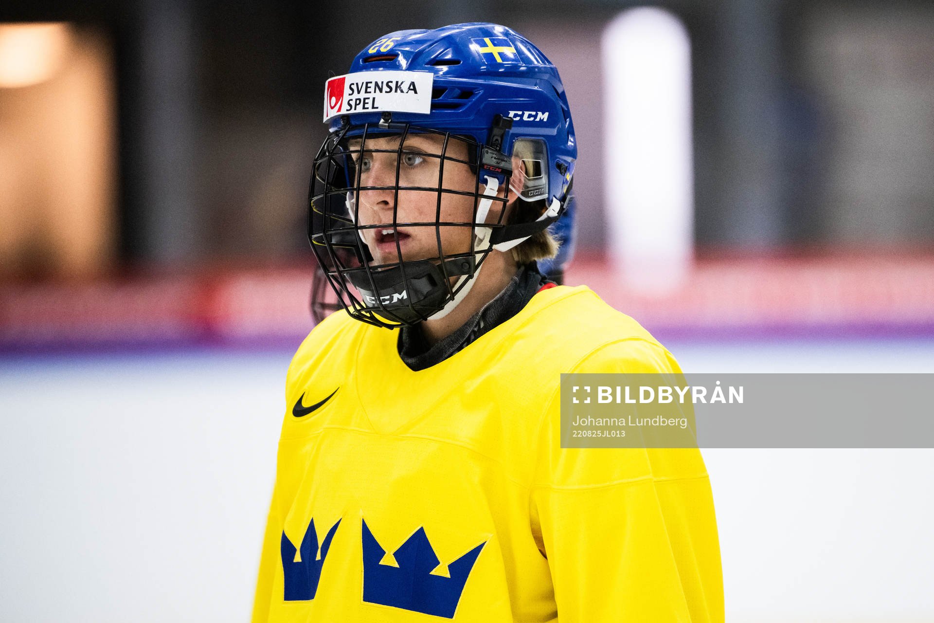 Hanna Olsson of Sweden at a practice session
