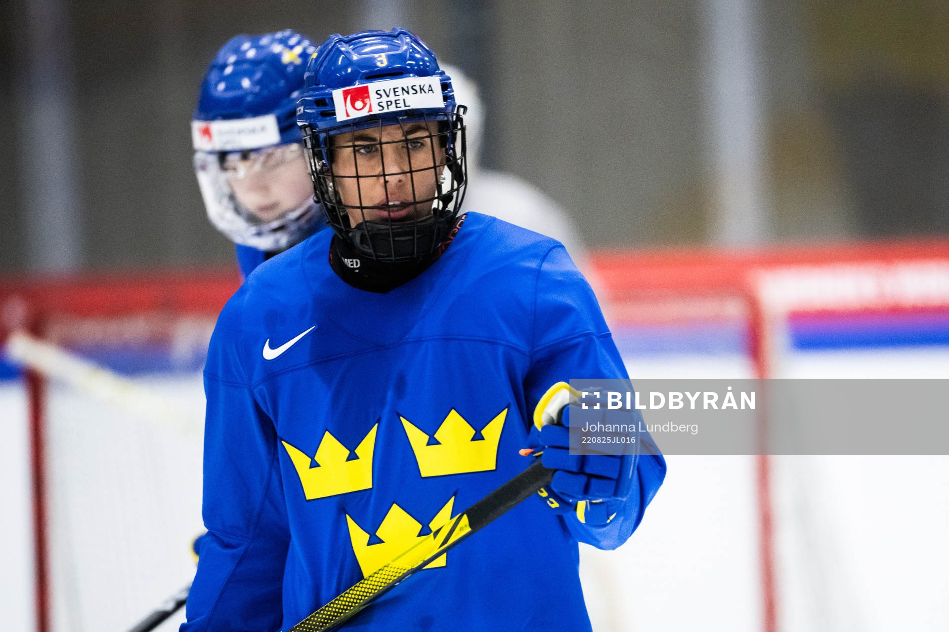 Anna Kjellbin of Sweden at a practice session