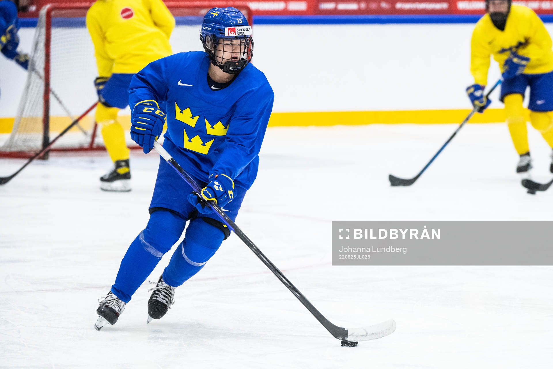 Emma Murén of Sweden at a practice session