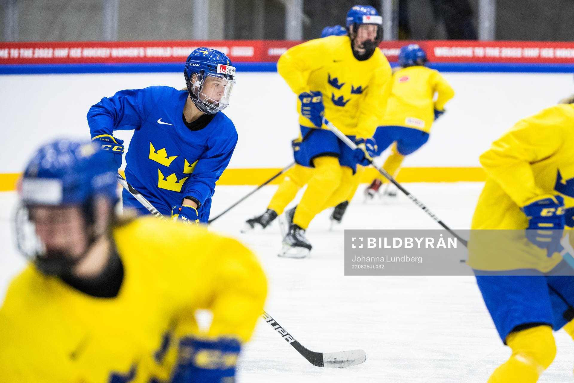 Ebba Berglund of Sweden at a practice session