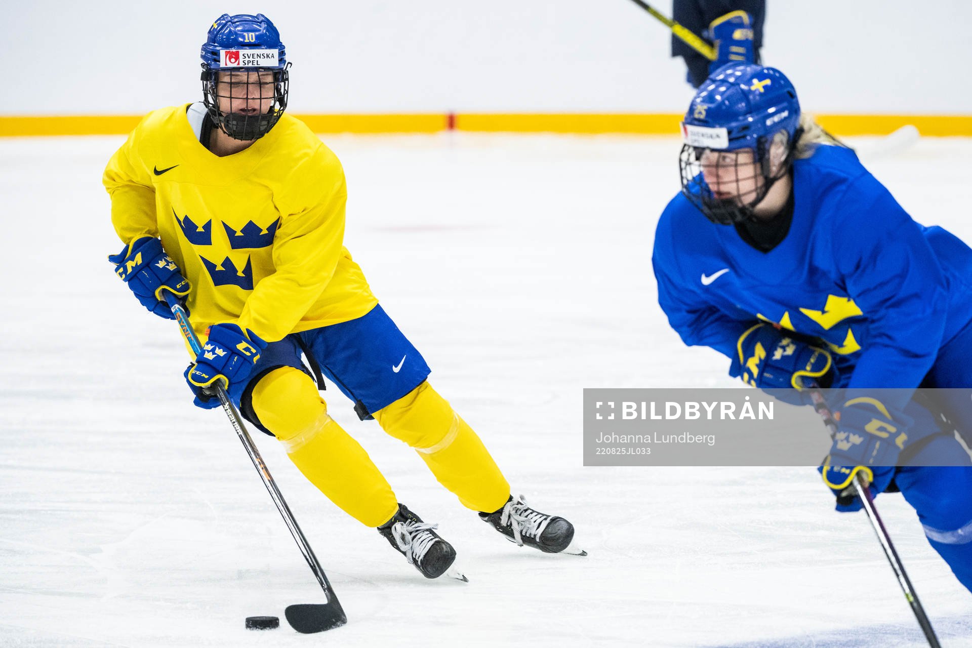 Mina Waxin of Sweden at a practice session