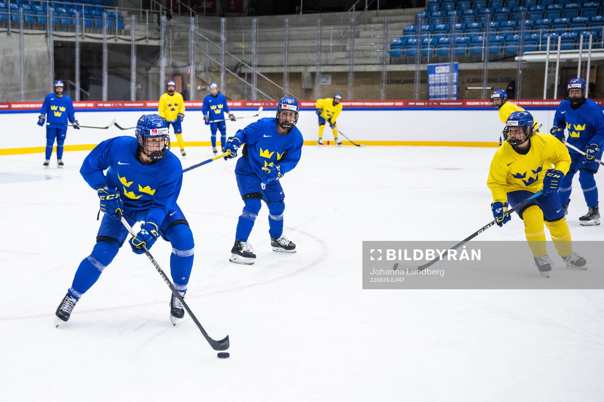 Jenny Antonsson of Sweden at a practice session