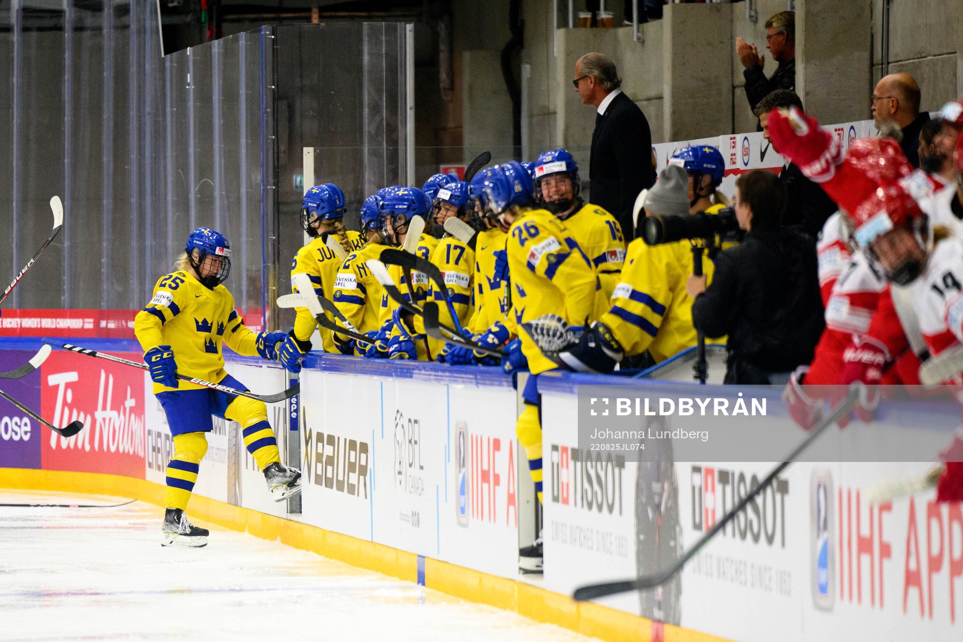 Lina Ljungblom of Sweden looks dejected